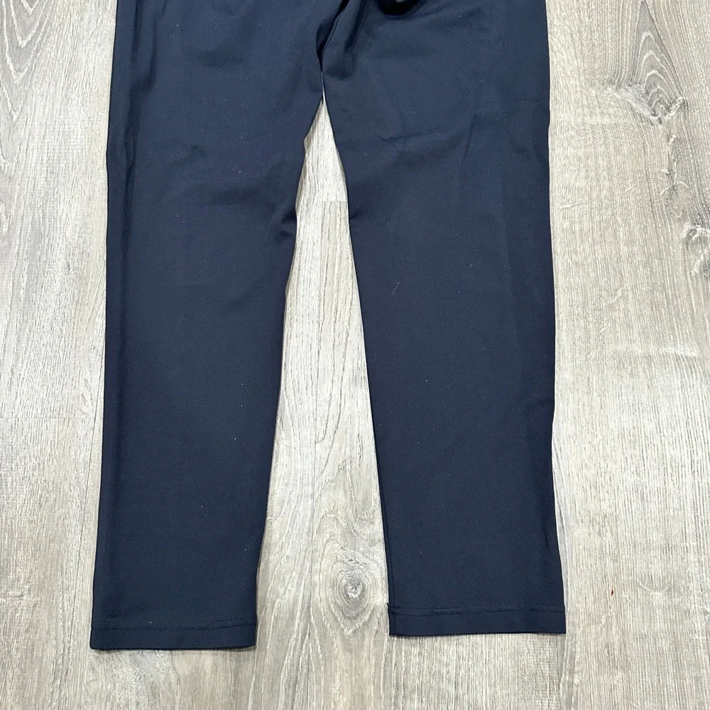 BYLT Premium Basics Everyday Pant 2.0 Mens Large Navy Slim Performance Chino